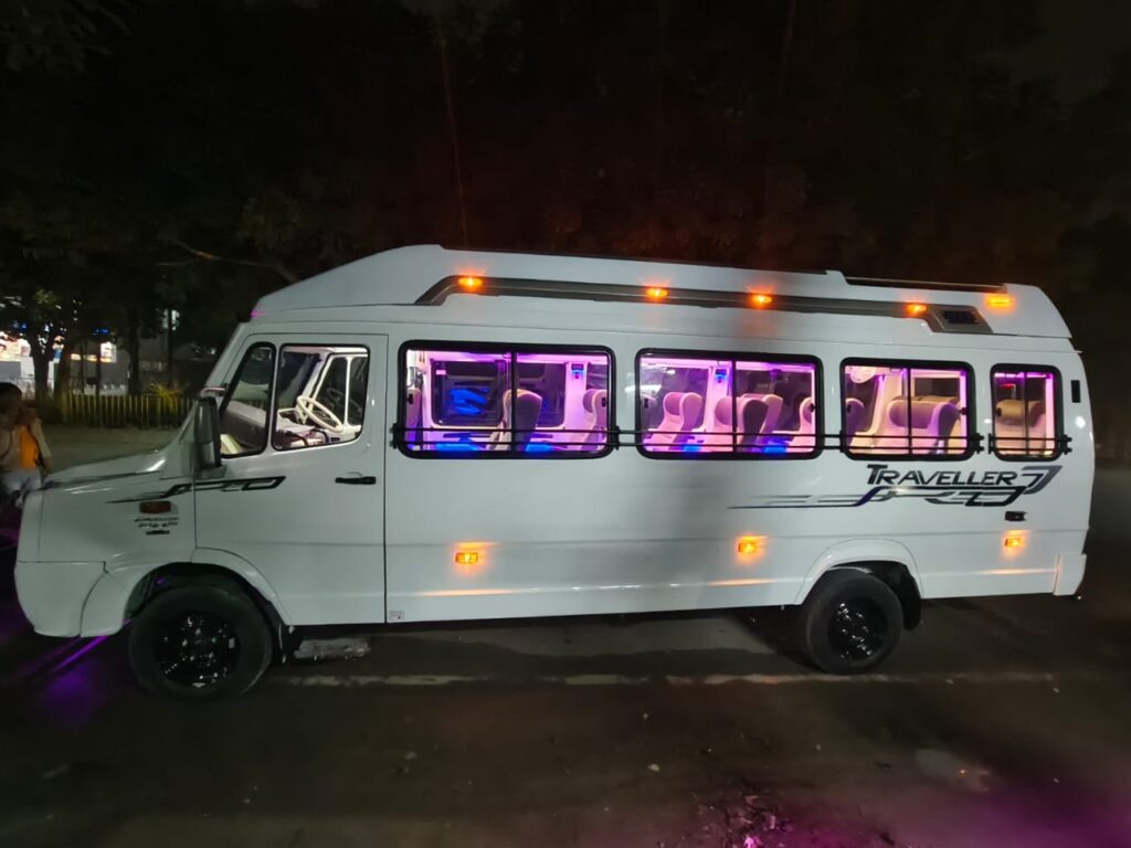 26 seatertempo traveller on rent delhi
