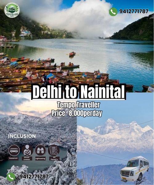 delhi to nainital by tempo traveller