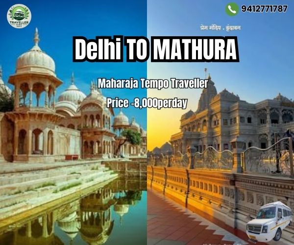 Delhi TO MATHURA DISTANCE AND COST