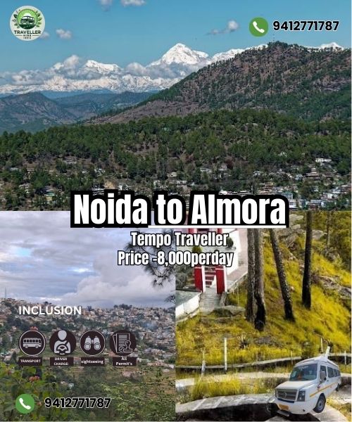 noida to almora by tempo traveller
